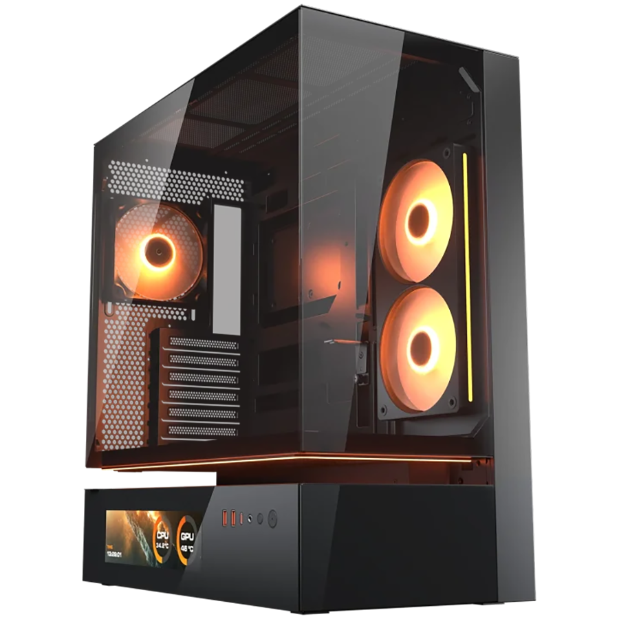 COUGAR CFV235 Vision PC Case, Mid Tower, Black