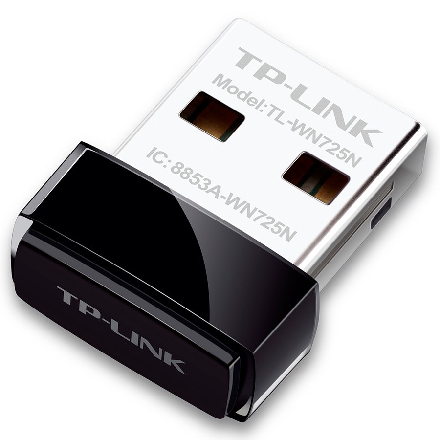 NIC TP-Link TL-WN725N, USB 2.0 Nano Adapter, 2,4GHz Wireless N 150 Mbps, Internal Antenna, Miniature design 18.6x15x7.1mm NIC TP-Link TL-WN725N, USB 2.0 Nano Adapter, 2,4GHz Wireless N 150 Mbps, Internal Antenna, Miniature design 18.6x15x7.1mm - Image 1