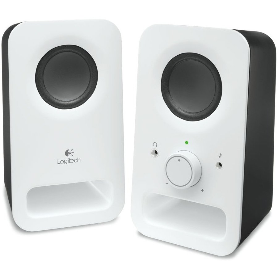 LOGITECH Z150 Stereo Speakers - SNOW WHITE - 3.5 MM LOGITECH Z150 Stereo Speakers - SNOW WHITE - 3.5 MM - Image 1