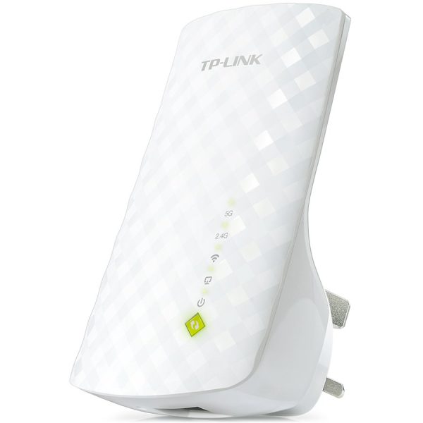 TP-LINK AC750 Dual Band Wireless Wall Plugged Range Extender, Mediatek, 433Mbps at 5GHz + 300Mbps at 2.4GHz…