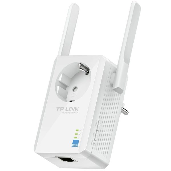 Repeater TP-Link TL-WA860RE, 300Mbps Wireless N Wall Plugged Range Extender with AC Passthrough, QCA(Atheros), 2T2R, 2.4GHz…