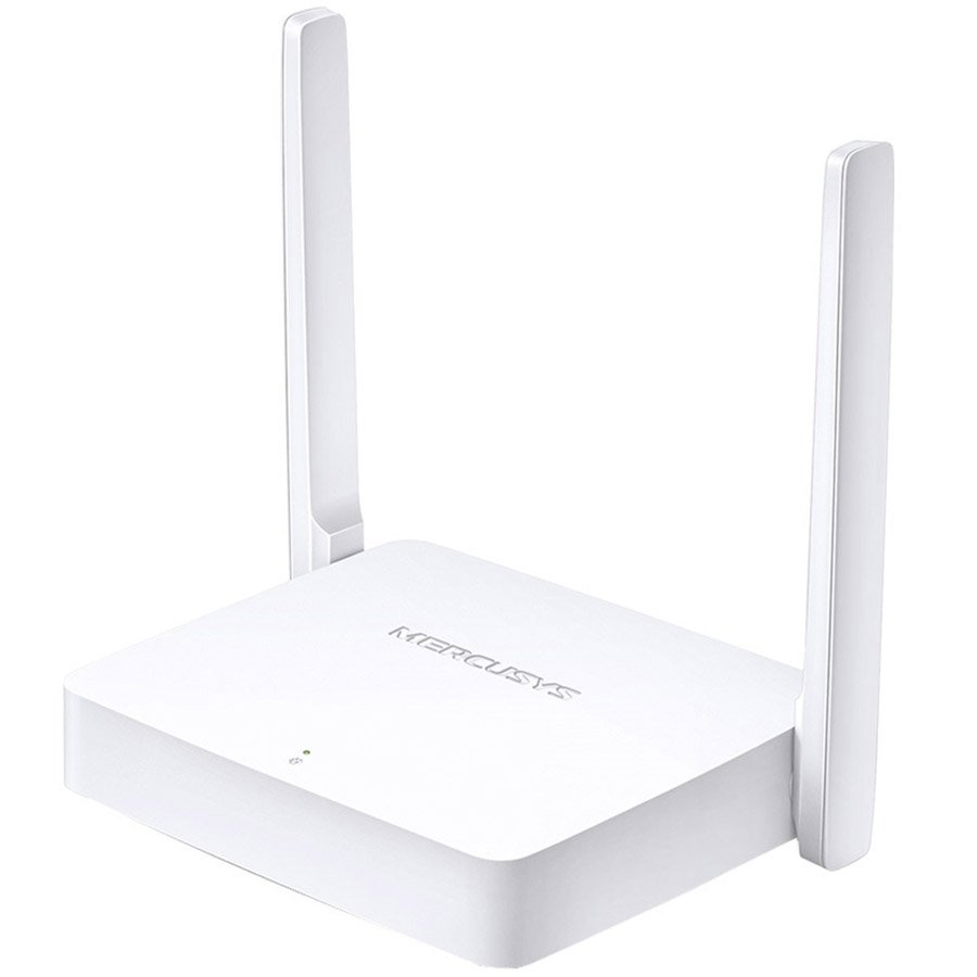 Mercusys MW301R 300Mbps Wireless N Router, 1 x 10/100 WAN Port + 2 x 10/100 LAN Ports, 2 x 5 dBi fixed omni directional antennas, WDS bridge,IPv4,IPv6,Dynamic DNS,DHCP,Port Forwarding,2.4GHz guest network,Mercusys App,IP and MAC address binding Mercusys MW301R 300Mbps Wireless N Router, 1 x 10/100 WAN Port + 2 x 10/100 LAN Ports, 2 x 5 dBi fixed omni directional antennas, WDS bridge,IPv4,IPv6,Dynamic DNS,DHCP,Port Forwarding,2.4GHz guest network,Mercusys App,IP and MAC address binding - Image 1