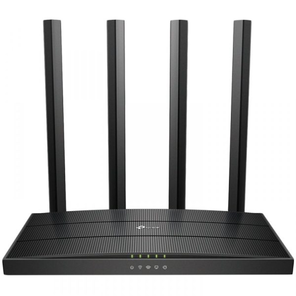 TP-Link AC1900 802.11ac Wave2 3×3 MIMO Wi-Fi Router, 1300Mbps at 5GHz + 600Mbps at 2.4GHz, 5 Gigabit Ports,4 antennas…