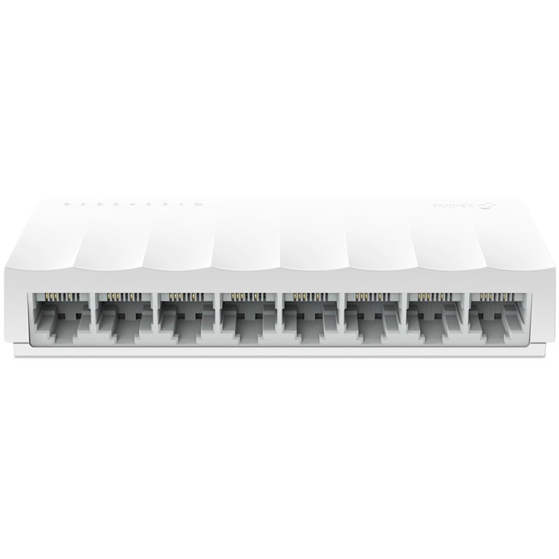 TP-Link LiteWave 8-Port 10/100Mbps Desktop Switch, 8 10/100Mbps RJ45 Ports, Desktop Plastic Case, Green Ethernet technology TP-Link LiteWave 8-Port 10/100Mbps Desktop Switch, 8 10/100Mbps RJ45 Ports, Desktop Plastic Case, Green Ethernet technology - Image 1