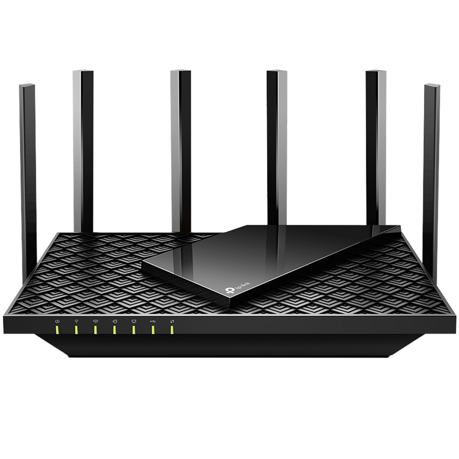 TP-Link Archer AX72 AX5400 Dual-Band Gigabit Wi-Fi 6 Router, 574 Mbps (2.4 GHz) + 4804 Mbps (5 GHz), 6× Antennas, Qualcomm 1 GHz Dual-Core CPU, 1× G WAN + 4× G LAN, 1 x USB 3.0, 4x4 MIMO,OFDMA,OFS,4T4R,Beaforming,HT160,100+ con. devices TP-Link Archer AX72 AX5400 Dual-Band Gigabit Wi-Fi 6 Router, 574 Mbps (2.4 GHz) + 4804 Mbps (5 GHz), 6× Antennas, Qualcomm 1 GHz Dual-Core CPU, 1× G WAN + 4× G LAN, 1 x USB 3.0, 4x4 MIMO,OFDMA,OFS,4T4R,Beaforming,HT160,100+ con. devices - Image 1