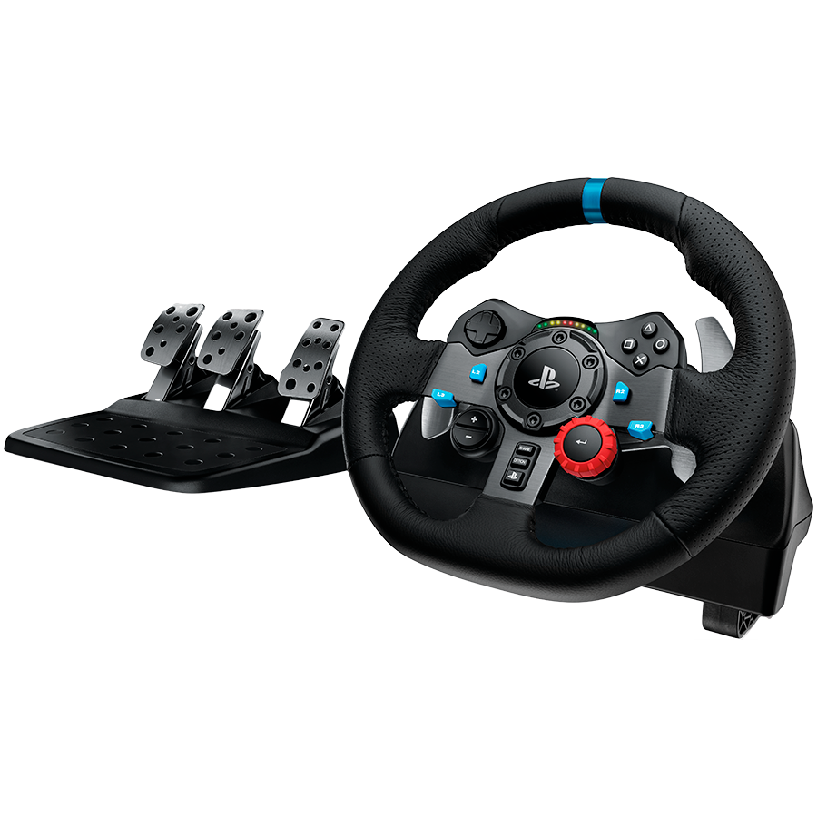 LOGITECH G29 Driving Force Racing Wheel - PC/PS - BLACK - USB LOGITECH G29 Driving Force Racing Wheel - PC/PS - BLACK - USB - Image 1