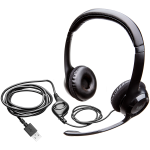 LOGITECH H390 Corded Headset - BLACK - USB