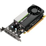 PNY NVIDIA T1000 4GB LowProfile, PCI-Express 3.0 x16, LP, 4 GB GDDR6 128-bit, 4x Mini DP 1.4, 1x LP bracket