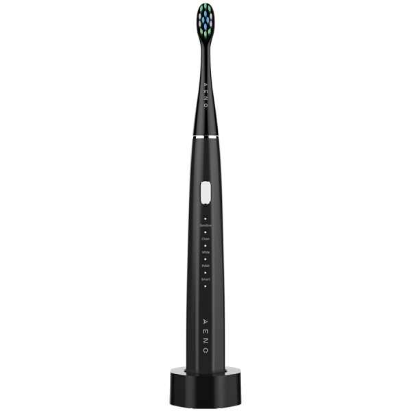 AENO SMART Sonic Electric toothbrush, DB2S: Black, 4modes +8 smart, wireless charging, 46000rpm, 90 days without charging…