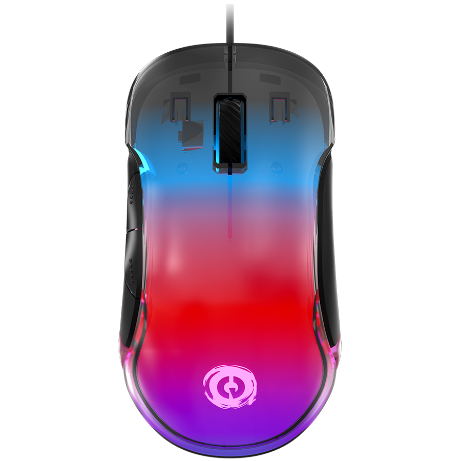 CANYON mouse Braver GM-728 LED Crystal 7buttons Wired Black CANYON mouse Braver GM-728 LED Crystal 7buttons Wired Black - Image 1