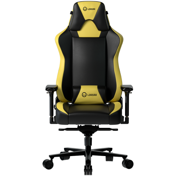 LORGAR Base 311, Gaming chair, PU eco-leather, 1.8 mm metal frame, multiblock mechanism, 4D armrests, 5 Star aluminium base…