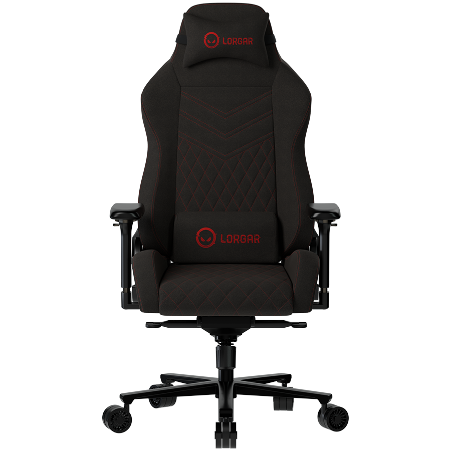 LORGAR Ace 422, Gaming chair, Anti-stain durable fabric, 1.8 mm metal frame, multiblock mechanism, 4D armrests, 5 Star aluminium base, Class-4 gas lift, 75mm PU casters, Black + red LORGAR Ace 422, Gaming chair, Anti-stain durable fabric, 1.8 mm metal frame, multiblock mechanism, 4D armrests, 5 Star aluminium base, Class-4 gas lift, 75mm PU casters, Black + red - Image 1