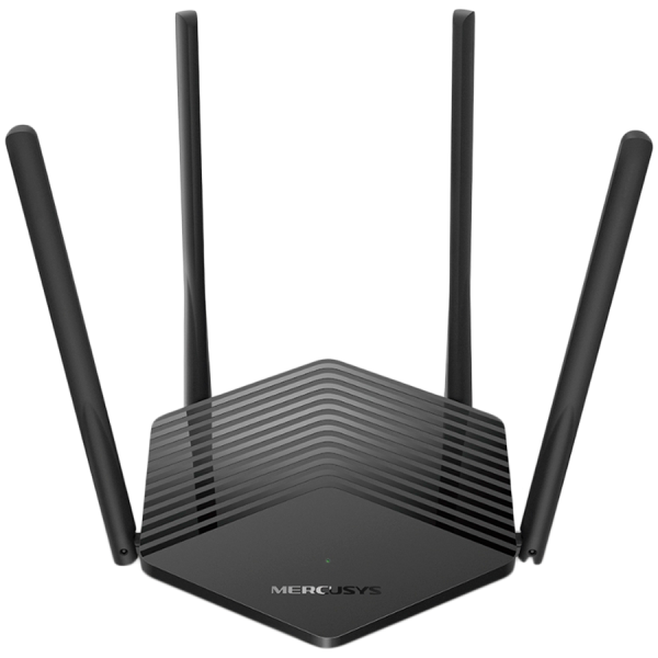 Mercusys MR60X AX1500 Dual-Band Wi-Fi 6 Router, 300 Mbps at 2.4 GHz + 1201 Mbps at 5 GHz, 4x Fixed Ext. Ant., 2× G LAN…
