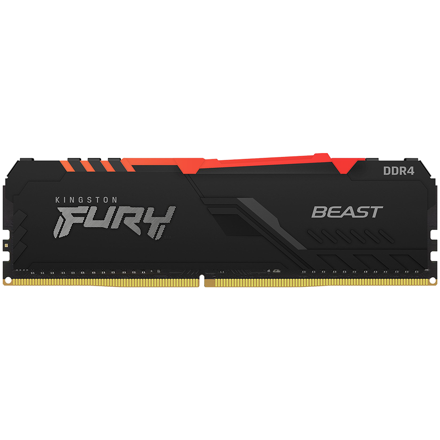 Kingston 16GB 3200MT/s DDR4 CL16 DIMM FURY Beast RGB Kingston 16GB 3200MT/s DDR4 CL16 DIMM FURY Beast RGB - Image 1