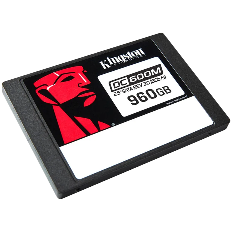 Kingston 960G DC600M (Mixed-Use) 2.5'' Enterprise SATA SSD Kingston 960G DC600M (Mixed-Use) 2.5'' Enterprise SATA SSD - Image 1