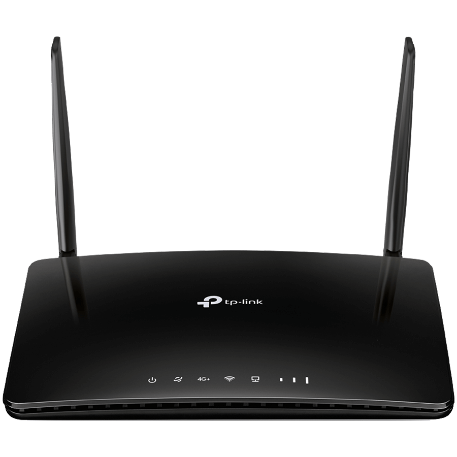 TP-Link Archer MR500 AC1200 4G LTE Advanced Cat6 Gigabit Router, Build-In 300Mbps 4G+ LTE Advanced Modem, 867 Mbps at 5 GHz + 300 Mbps at 2.4 GHz, 4G+ Cat6 300/50 Mbps, 2× Antennas, 3× G LAN Ports, 1× G WAN/LAN Port, LTE-FDD/LTE-TDD/DC-HSPA+/HSPA+ TP-Link Archer MR500 AC1200 4G LTE Advanced Cat6 Gigabit Router, Build-In 300Mbps 4G+ LTE Advanced Modem, 867 Mbps at 5 GHz + 300 Mbps at 2.4 GHz, 4G+ Cat6 300/50 Mbps, 2× Antennas, 3× G LAN Ports, 1× G WAN/LAN Port, LTE-FDD/LTE-TDD/DC-HSPA+/HSPA+ - Image 1