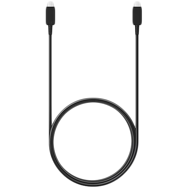 Samsung original data cable USB Type-C to USB Type-C (1.8m, 5A), super fast charging up to 45W, Black Samsung original data cable USB Type-C to USB Type-C (1.8m, 5A), super fast charging up to 45W, Black - Image 1