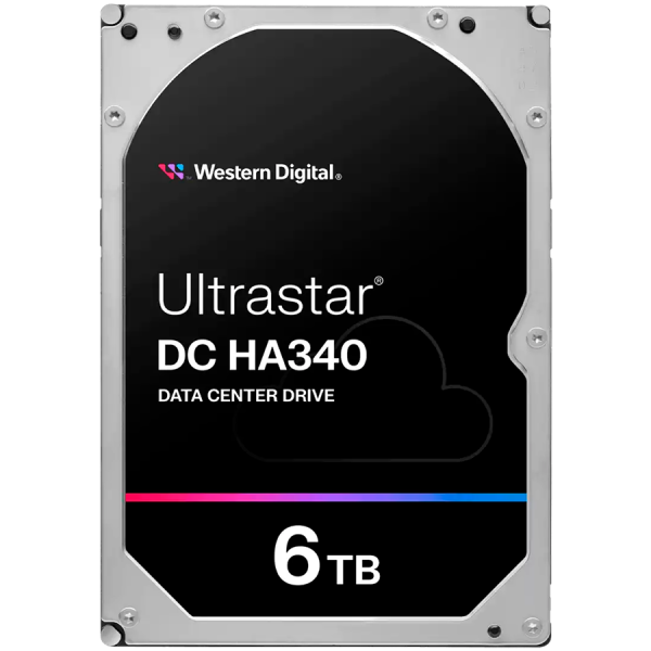 WESTERN DIGITAL HDD Server WD Ultrastar DC HA340 6TB 512e SE, 3.5’’, 256MB, 7200 RPM, SATA, SKU: 0B47077