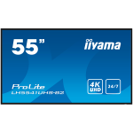 IIYAMA LFD LH5541UHS-B2 55" Professional Digital Signage display with 4K UHD resolution and 24/7 operating time 500 cd/m²  1200:1 8ms landscape, portrait