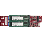 Lenovo ThinkSystem M.2 SATA 2-Bay RAID Enablement Kit (supports 2 SATA drives with RAID); ThinkSystem v2 servers;