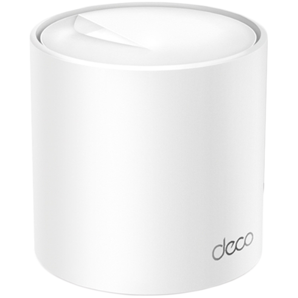 TP-Link Deco X50(1-pack) AX3000 Whole Home Mesh Wi-Fi 6 System, 574 Mbps at 2.4 GHz + 2402 Mbps at 5 GHz, 2Г— Internal Antennas, 3Г— Gigabit Ports (WAN/LAN auto-sensing), 2 Streams and HE160 for 5GHz, Deco App, Router/AP Mode, IPv6, IPTV, HomeShield TP-Link Deco X50(1-pack) AX3000 Whole Home Mesh Wi-Fi 6 System, 574 Mbps at 2.4 GHz + 2402 Mbps at 5 GHz, 2Г— Internal Antennas, 3Г— Gigabit Ports (WAN/LAN auto-sensing), 2 Streams and HE160 for 5GHz, Deco App, Router/AP Mode, IPv6, IPTV, HomeShield - Image 1