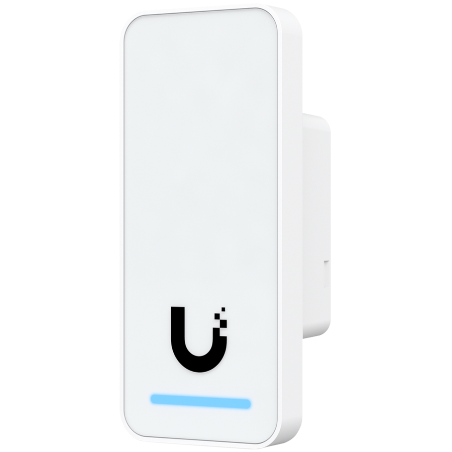 UniFi Access 2nd generation compact indoor/outdoor reader for organizations, with integrated welcome speaker and LED flash UniFi Access 2nd generation compact indoor/outdoor reader for organizations, with integrated welcome speaker and LED flash - Image 1