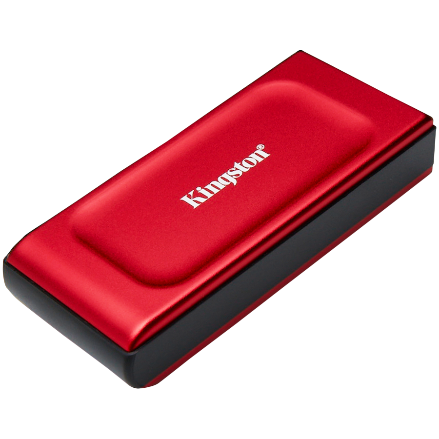 Kingston SSD 1TB XS1000 Red External USB 3.2 Gen 2 Portable Solid State Drive Kingston SSD 1TB XS1000 Red External USB 3.2 Gen 2 Portable Solid State Drive - Image 1