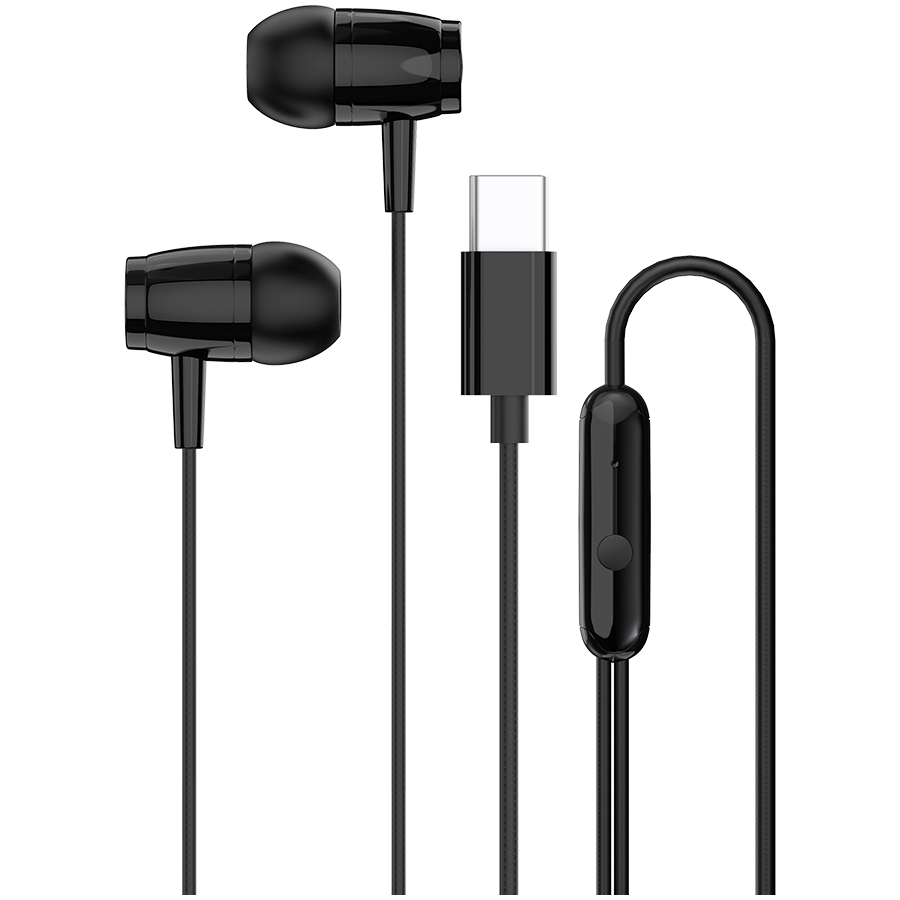 CANYON headphones SEP-5 TYPE-C Black CANYON headphones SEP-5 TYPE-C Black - Image 1