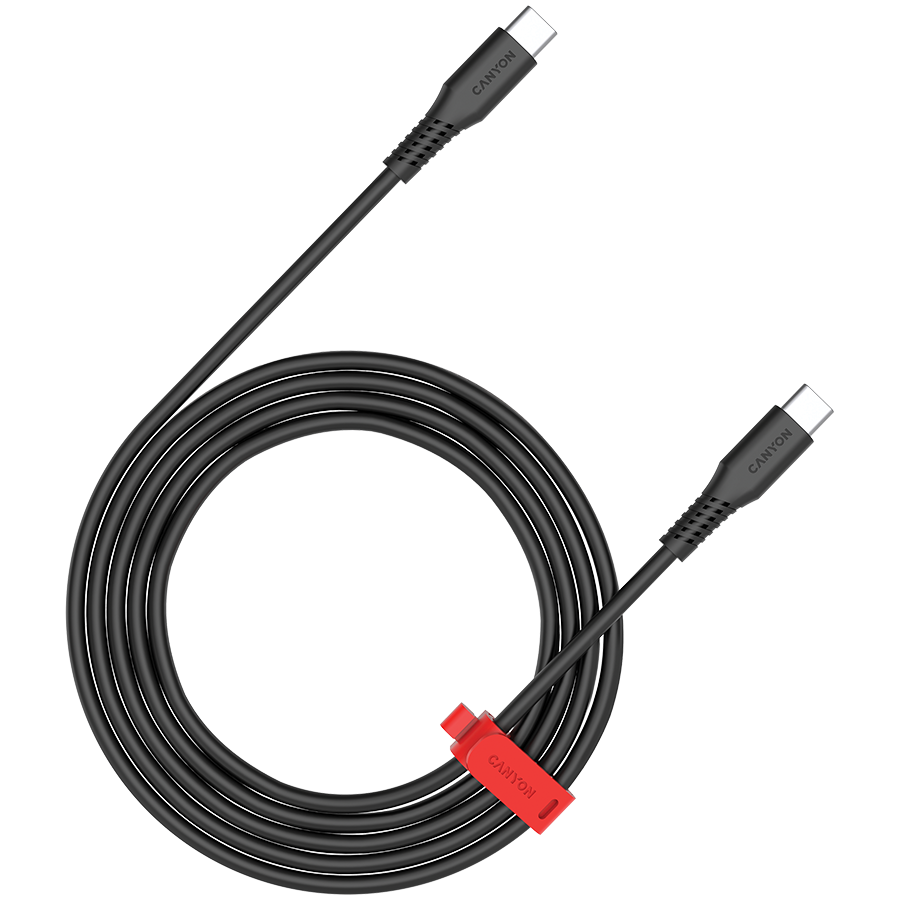 CANYON cable CC60SC C-C 60W 2m Black CANYON cable CC60SC C-C 60W 2m Black - Image 1