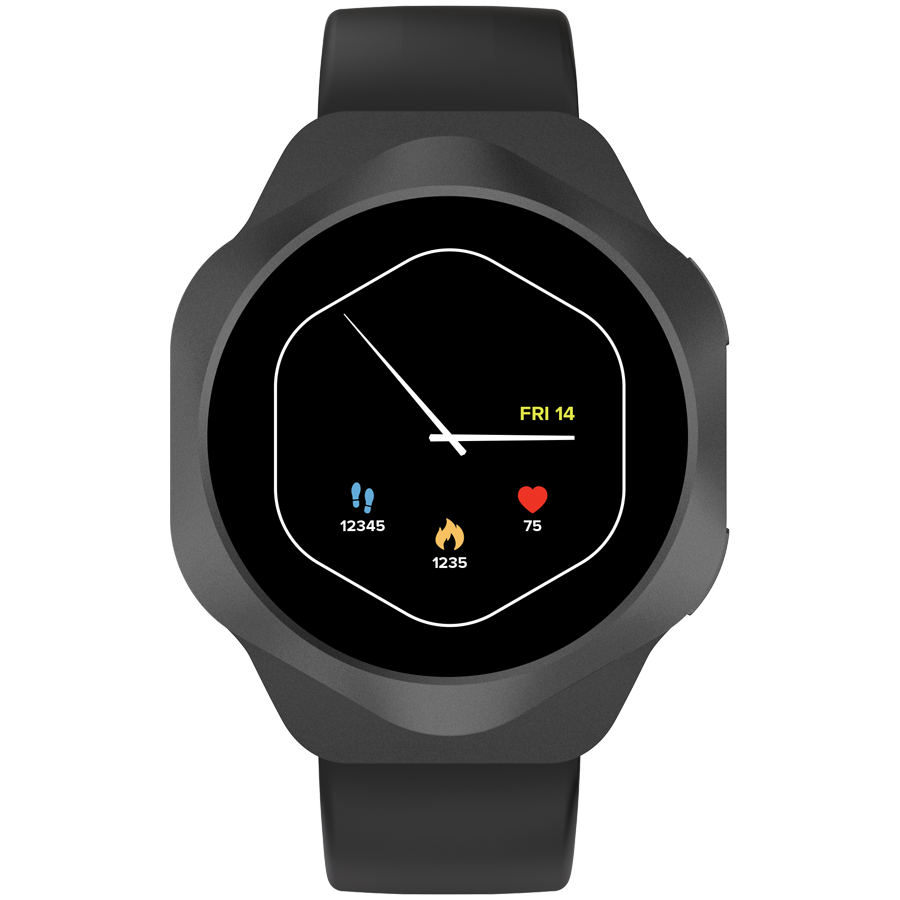 CANYON Smart Watch Hexagon 88 BT-CALL Black CANYON Smart Watch Hexagon 88 BT-CALL Black - Image 1