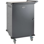 Eaton Tripplite Multi-Device Charging Cart, 36 AC Outlets, Chromebooks and Laptops, 230V, Schuko Black, 2yr warranty