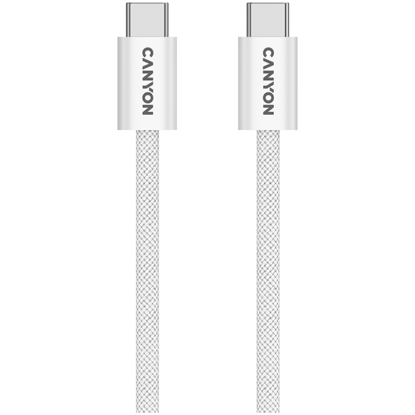 CANYON cable OnWire 60MG C-C 60W Magnet Braided 1m White