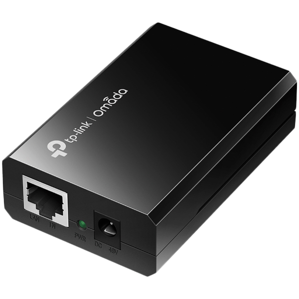 TP-Link POE150S Omada PoE Injector, 2× 10/100/1000Mbps RJ45 Port, IEEE 802.3af compliant, 1× 48VDC Power Input Port, Data…