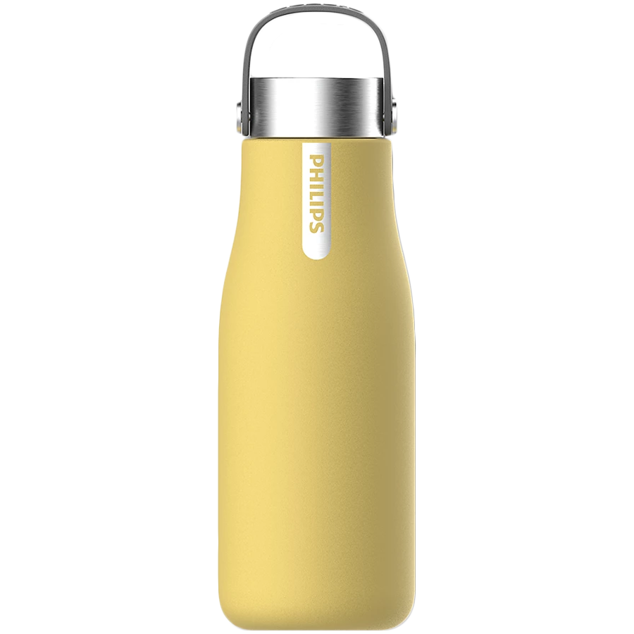 Boca sa UV tehnologijom žuta PHILIPS AWP2788YL/10 PHILIPS GoZero smart bottle AWP2788YL/10, UV-C LED, 590 ml, insulated stainless steel, yellow - Image 1