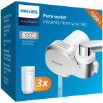 PHILIPS on-tap water filter AWP3705P3/10, X-Guard, digital display, incl. 3 filters
