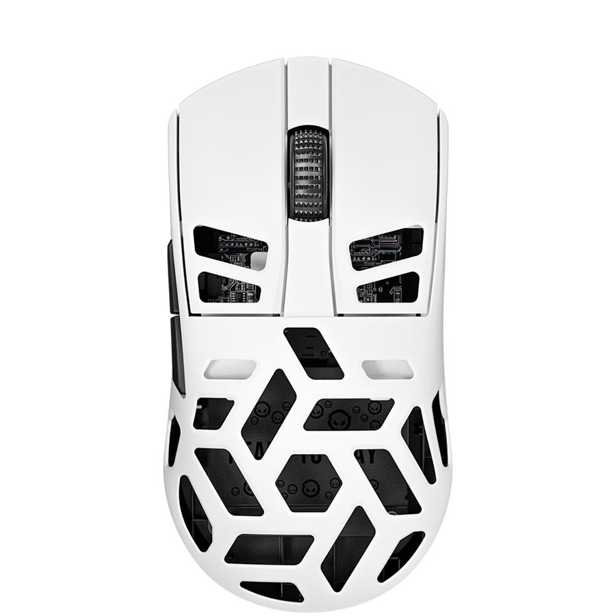 LORGAR MSE90W, Magnesium Alloy Wireless Gaming Mouse Elite, White LORGAR Gaming Mouse MSE90W Elite Wireless Magnesium White - Image 1