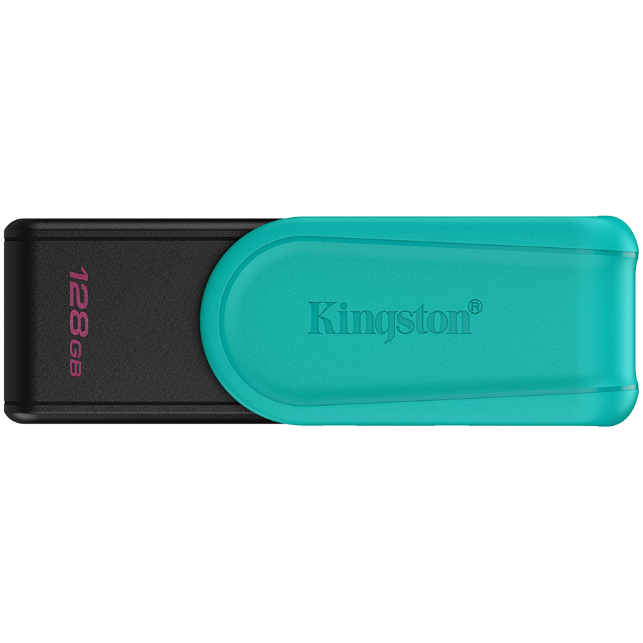 Kingston 128GB Portable USB 3.2 Gen 1 DataTraveler Exodia S (Black/Turquoise) Kingston 128GB Portable USB 3.2 Gen 1 DataTraveler Exodia S (Black/Turquoise) - Image 1