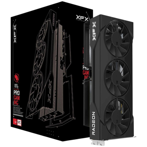 XFX Swift AMD Radeon RX 9060 XT OC Triple Fan 16GB GDDR6 128-bit HDMI 2x DP