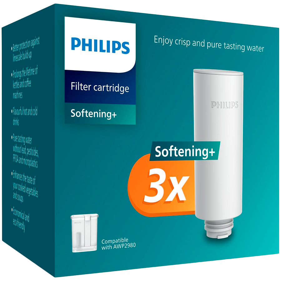 Philips Softening+ filteri za instant spremnik za vodu (3 pack) Philips Softening+ filteri za instant spremnik za vodu (3 pack) - Image 1