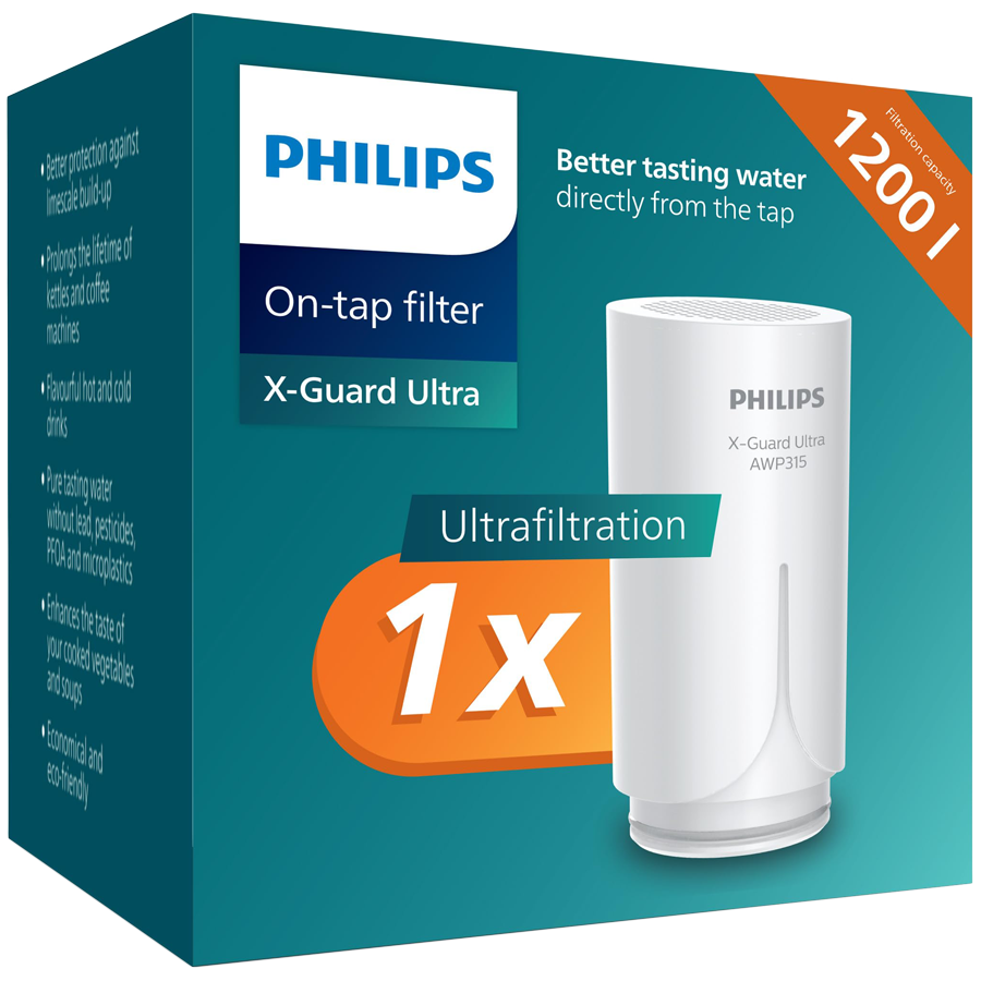 Filter ulozak za cesmu AWP315 X-Guard Ultrafiltracijja PHILIPS tap filter cartridge AWP315/10, X-Guard Ultra, 1,200 L - Image 1