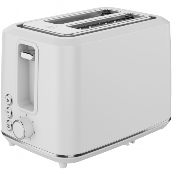 AENO Electric Toaster, white, 220-240V, 50-60Hz, 920-1080W, 2 slots, 3 modes, 7 browning levels