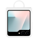 SAMSUNG Galaxy Z Flip6 / Flip7 FE Silicone Case White