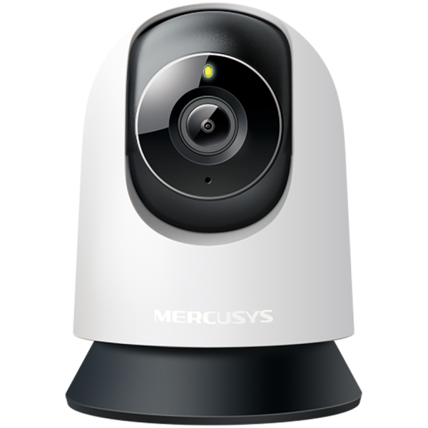 Mercusys MC210 Pan/Tilt Home Security Wi-Fi Camera, 2K (2304x1296), 2.4 GHz, Horizontal 360, Pan/Tilt, Smart Detection and…