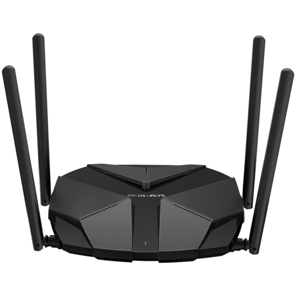 Mercusys MR85X AX3000 Dual-Band Wi-Fi 6 Router, 574 Mbps at 2.4 GHz + 2402 Mbps at 5 GHz, 4x Fixed External Antennas, 3x…