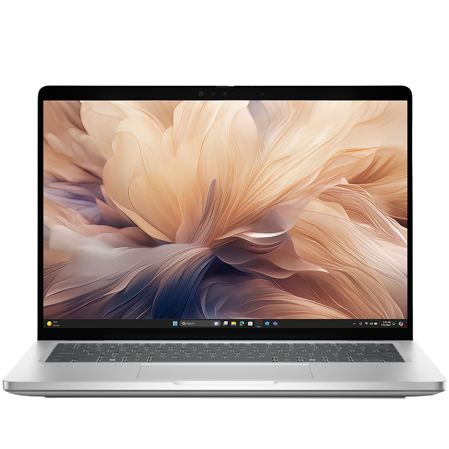 Dell Pro 14 PC14250, 14" FHD+ (1920x1200), Ultra 5 235U, 1x16GB DDR5, M.2 512GB SSD, Integrated GPU, WiFi 6E + BT 5.3, FHD HDR+IR Cam, 2x USB 3.2, 1x USB C 3.2, 1x USB C THB4, RJ-45, Backlit kb, Ubunut, 3Yr Dell Pro 14 PC14250, 14" FHD+ (1920x1200), Ultra 5 235U, 1x16GB DDR5, M.2 512GB SSD, Integrated GPU, WiFi 6E + BT 5.3, FHD HDR+IR Cam, 2x USB 3.2, 1x USB C 3.2, 1x USB C THB4, RJ-45, Backlit kb, Ubunut, 3Yr - Image 1