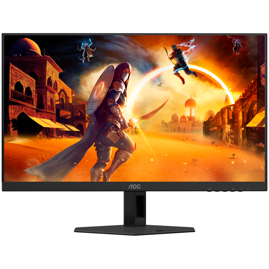 AOC Monitor Gaming 27G4HRE 27" Fast IPS, 1920x1080, 200Hz, 0.5ms MPRT (1ms GtG), 300 cd/m2, 1000:1, Adaptive Sync, G-Sync Compatible, HDR10, 2x HDMI, 1x DP, Speakers, Tilt AOC Monitor Gaming 27G4HRE 27" Fast IPS, 1920x1080, 200Hz, 0.5ms MPRT (1ms GtG), 300 cd/m2, 1000:1, Adaptive Sync, G-Sync Compatible, HDR10, 2x HDMI, 1x DP, Speakers, Tilt - Image 1
