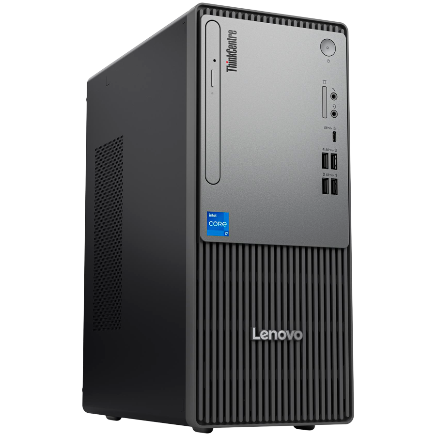 Lenovo ThinkCentre NEO 50 Tower, Intel Core i3-14100, 1x8GB DDR5-4800, 512GB SSD PCIe, DVD+RW, 3-in-1, 4xUSB 3.2, 1x USB 3.2 Type-C, 4x USB 2.0, VGA, DP, HDMI, RJ45 GbE, CIS, Speaker, USB KB/Mouse,180W 85%, No OS, 5Yr Lenovo ThinkCentre NEO 50 Tower, Intel Core i3-14100, 1x8GB DDR5-4800, 512GB SSD PCIe, DVD+RW, 3-in-1, 4xUSB 3.2, 1x USB 3.2 Type-C, 4x USB 2.0, VGA, DP, HDMI, RJ45 GbE, CIS, Speaker, USB KB/Mouse,180W 85%, No OS, 5Yr - Image 1