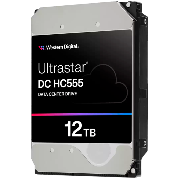 WESTERN DIGITAL HDD Server WD Ultrastar DC HC555 12TB 512e SE, 3.5", 512MB, 7200 RPM, SATA, NP3, SKU: 0B48720