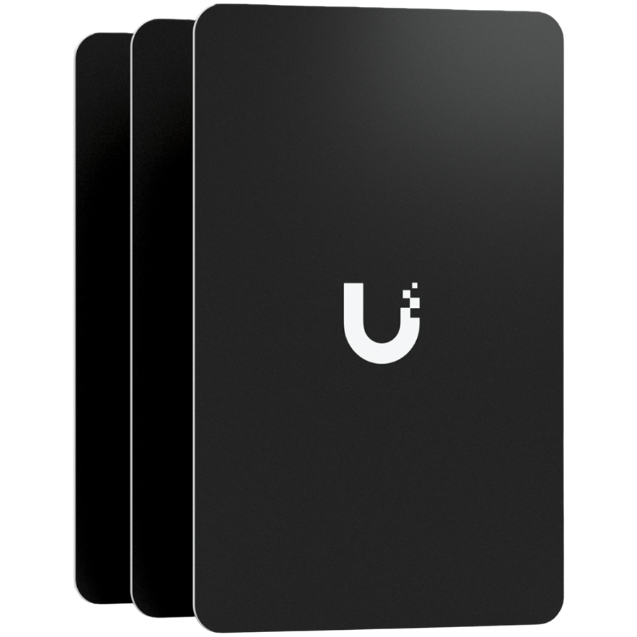 A pack of 10 highly-secure NFC cards used for access control within UniFi. Color - Black A pack of 10 highly-secure NFC cards used for access control within UniFi. Color - Black - Image 1