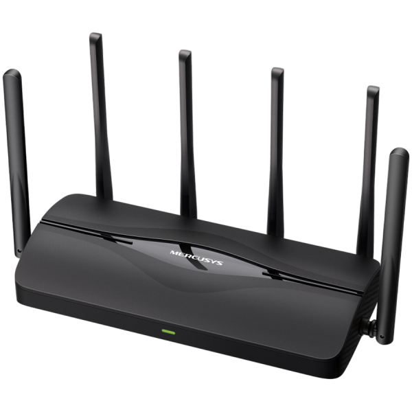 Mercusys MR37BE BE6500 Dual-Band Wi-Fi 7 Router, 688 Mbps at 2.4 GHz + 5760 Mbps at 5 GHz, 6x Ext. Antennas, 1x 2.5 Gbps WAN…